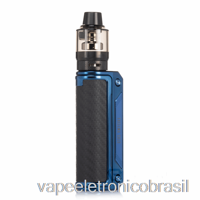 Vape Recarregável Vape Perdido Thelema Solo 100w Starter Kit Sierra Blue / Fibra De Carbono